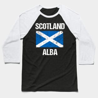 ALBA Scotland Flag Baseball T-Shirt